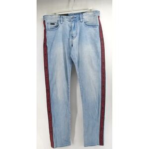 Armani Exchange A|X J13 Men's Slim‎ Fit Signature Strip Stretch Cotton Jeans 33